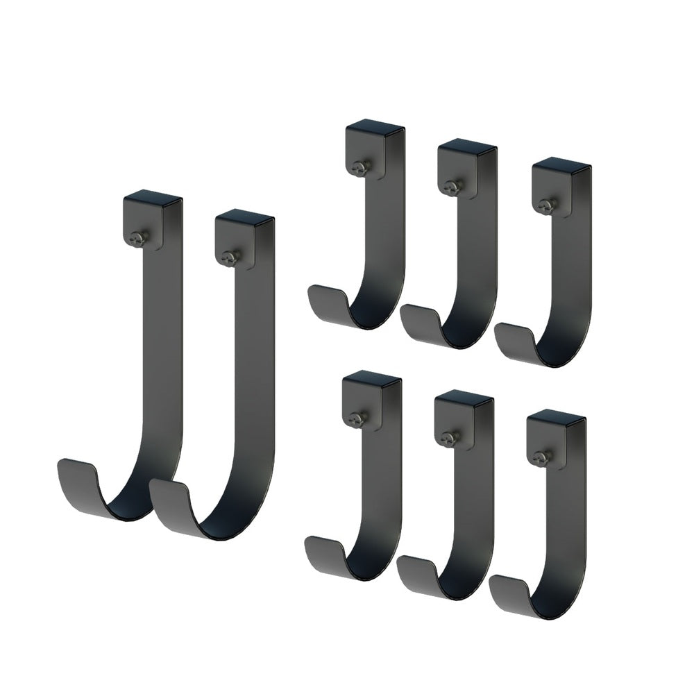 Bristol Garage Wall Shelf Hooks | 8-Pack
