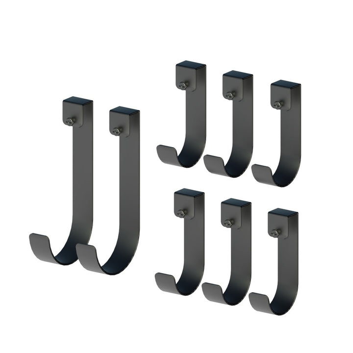 Bristol Garage Wall Shelf Hooks | 8-Pack