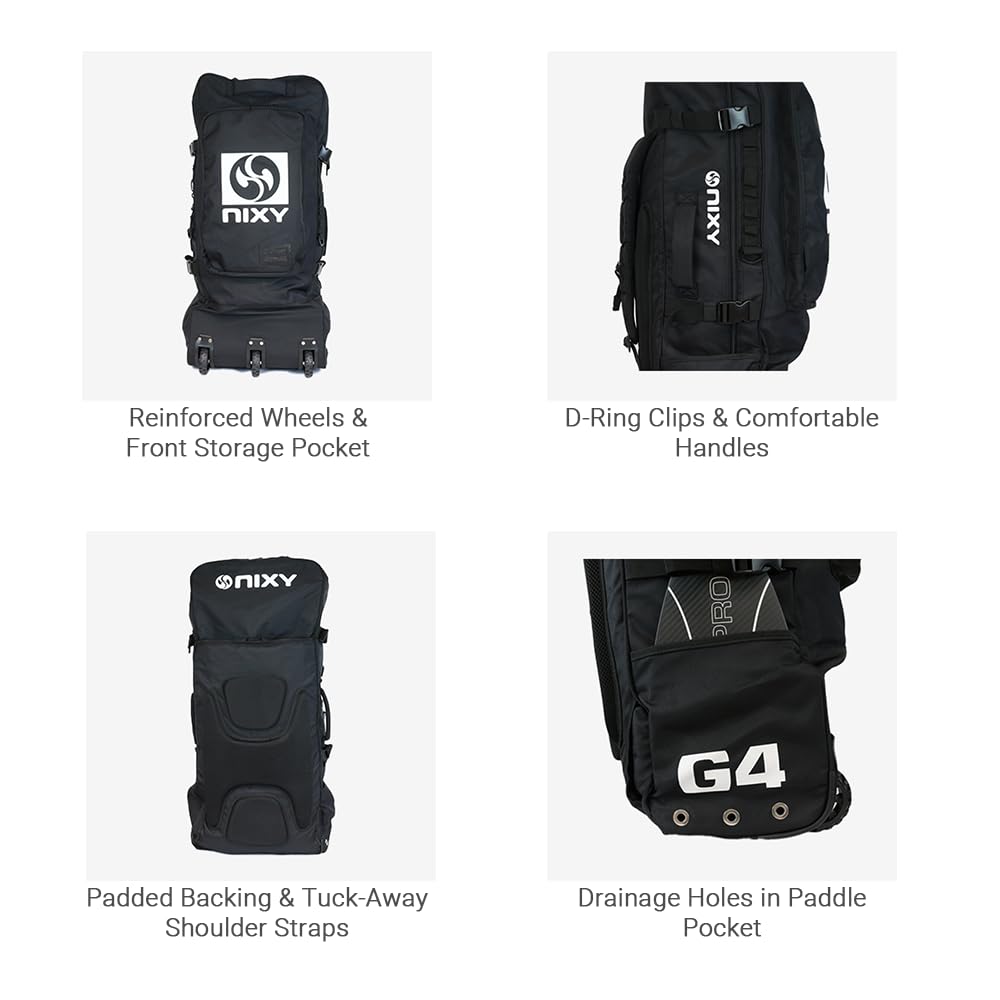 NIXY G4 Three Wheeled Backpack