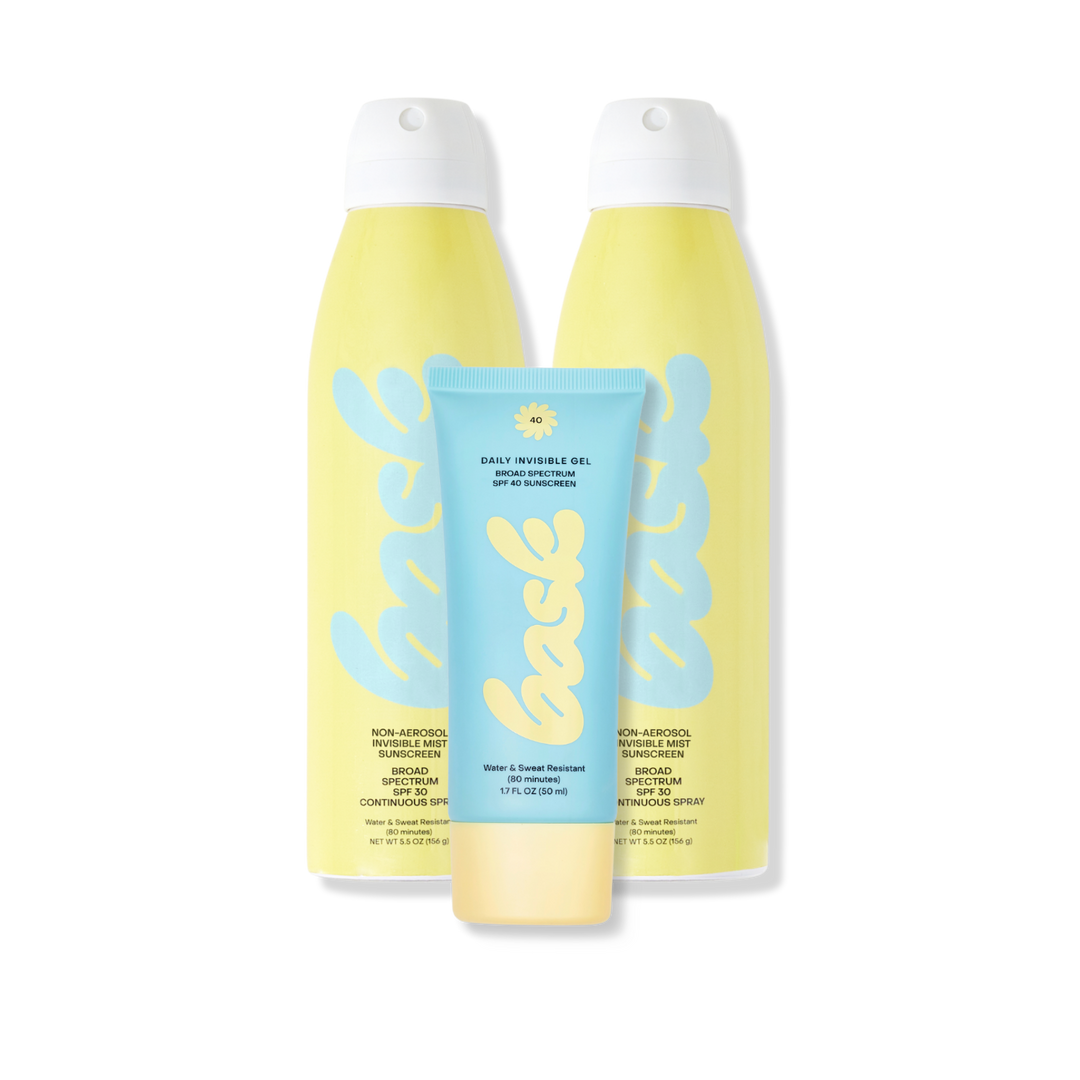 Bask Suncare The Transparent Trio