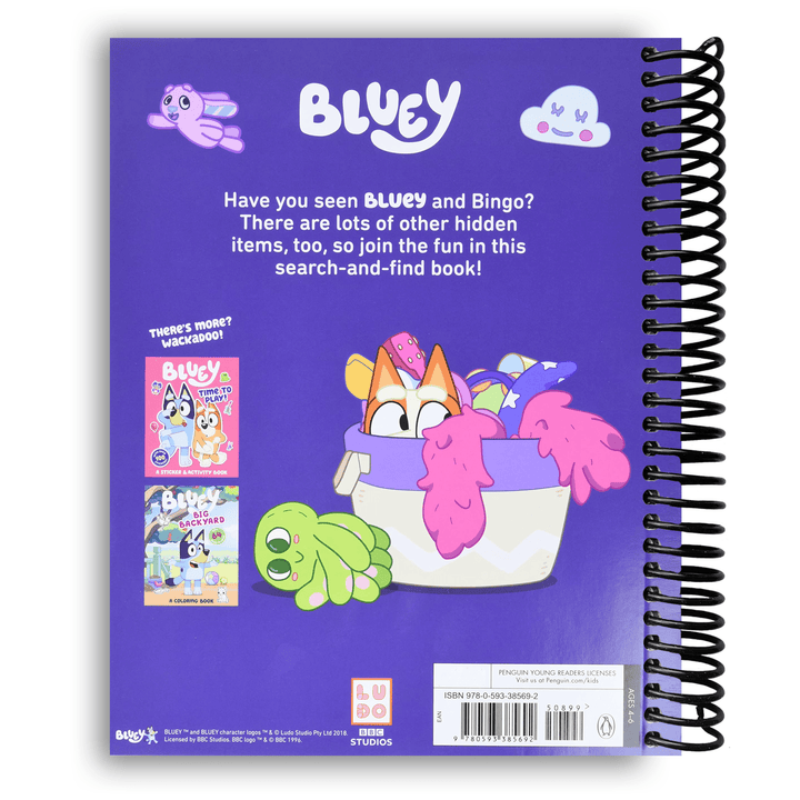 Where's Bluey?: A Search-and-Find Book Spiral Bound