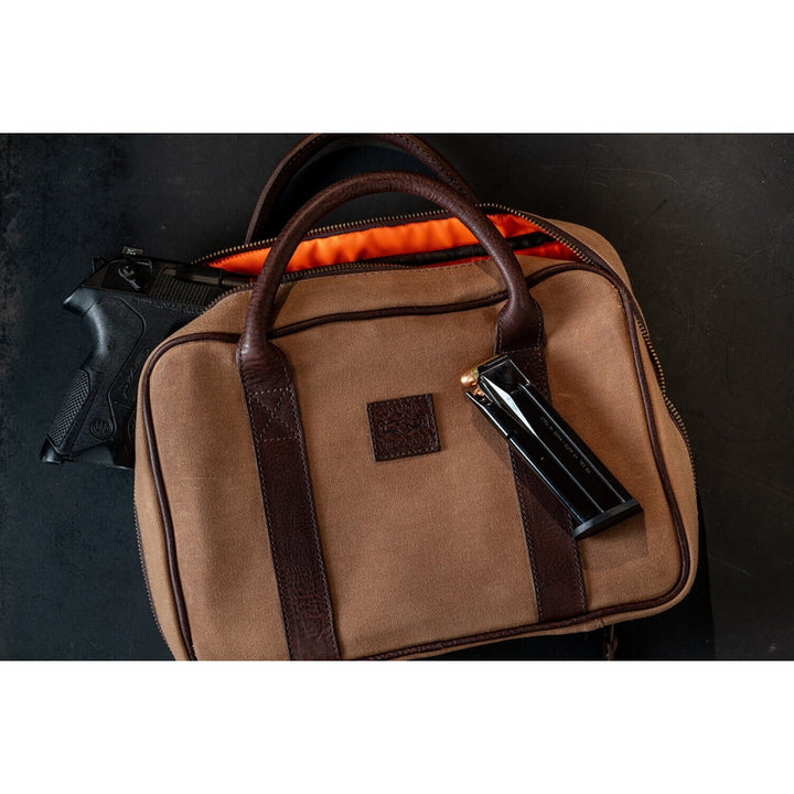 White Wing Waxed Canvas Deluxe Pistol Case