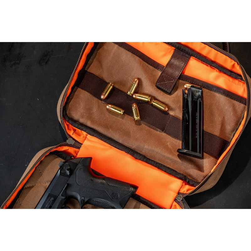 White Wing Waxed Canvas Deluxe Pistol Case