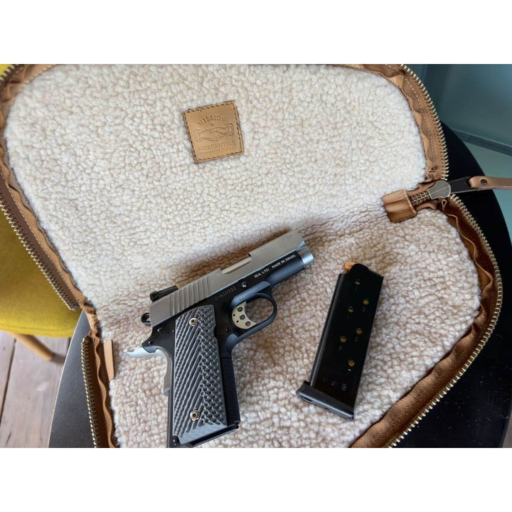 White Wing Waxed Canvas Hunting Pistol Case