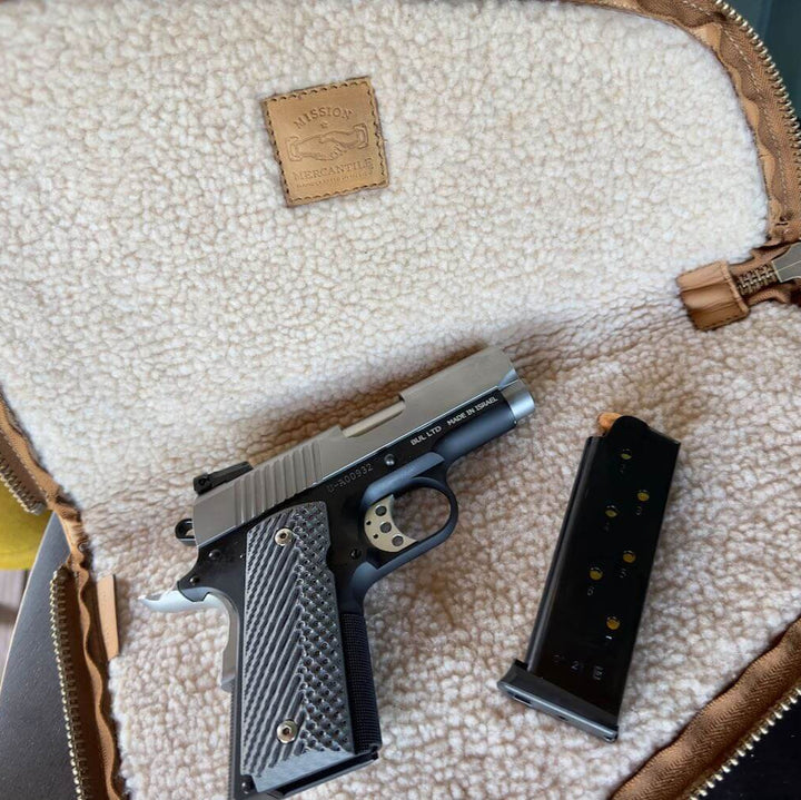 White Wing Waxed Canvas Hunting Pistol Case