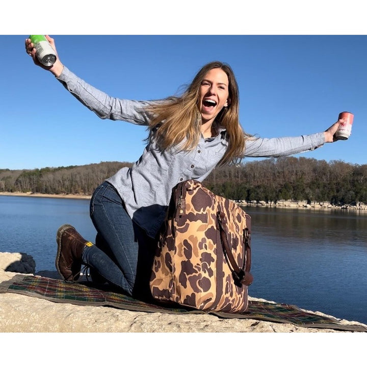 White Wing Waxed Canvas Large Cooler