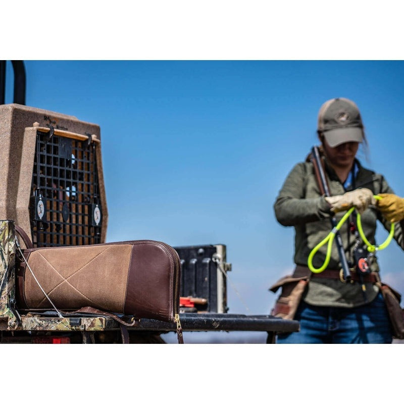 White Wing Waxed Canvas Hunting Shotgun Case