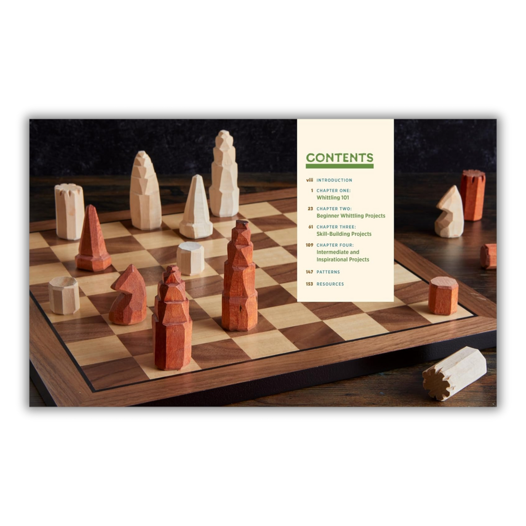 Whittling for Beginners: Step-by-Step Projects to Carve from Wood Spiral Bound