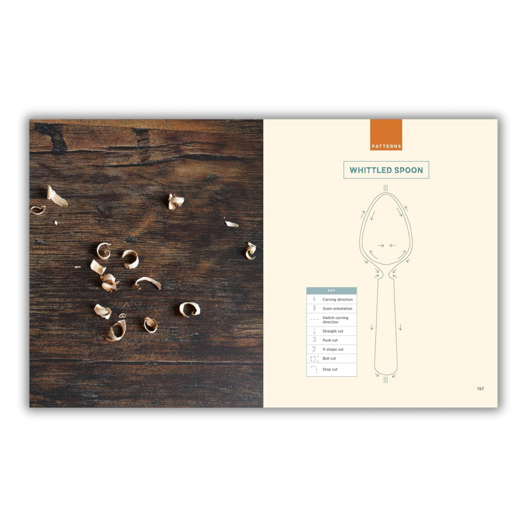 Whittling for Beginners: Step-by-Step Projects to Carve from Wood Spiral Bound