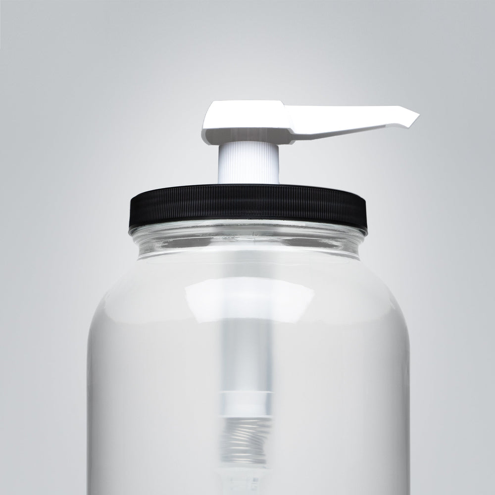 Rustic Strength 1 Gallon Wide Mouth Jar Measuring Pump