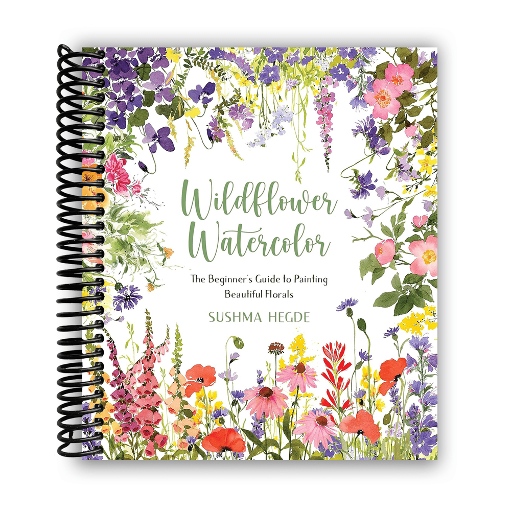 Wildflower Watercolor: The Beginner's Guide to Painting Beautiful Florals Spiral Bound