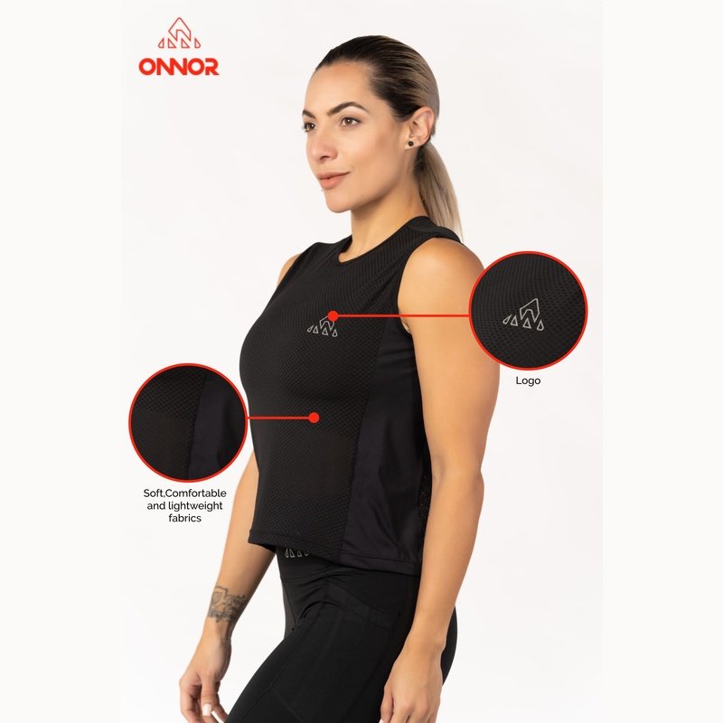 Onnor Sport Women's Black Pro Running Base Layer