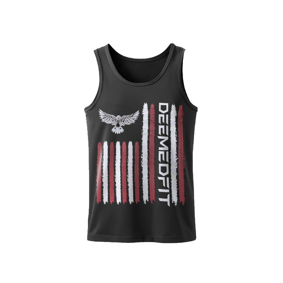 DeemedFit Women's "Freebird" Patriotic Tank Top