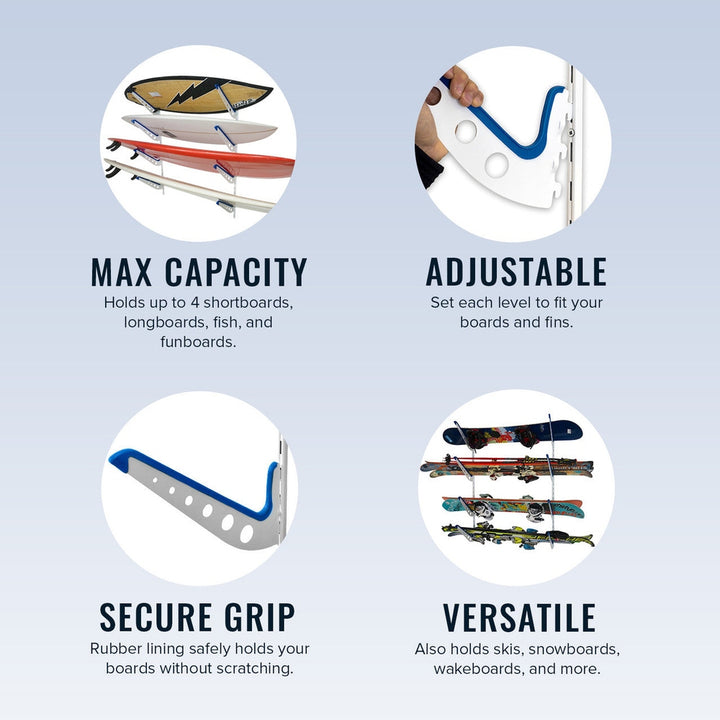 Outerbanks Surfboard Storage Rack Adjustable