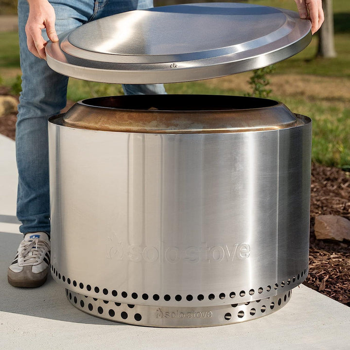 TRAPSKI Solo Stove Lid made of 304 Stainless Steel for Outdoor Fire Pits