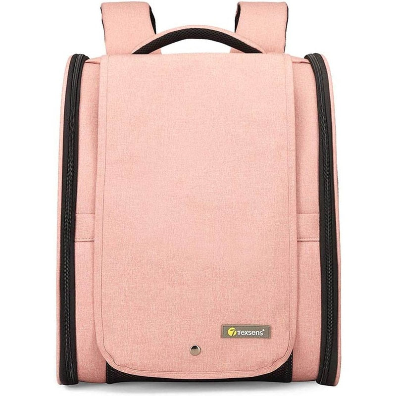 Texsens Innovative Traveler Bubble Backpack Pet Carriers for Cats and Dogs Black