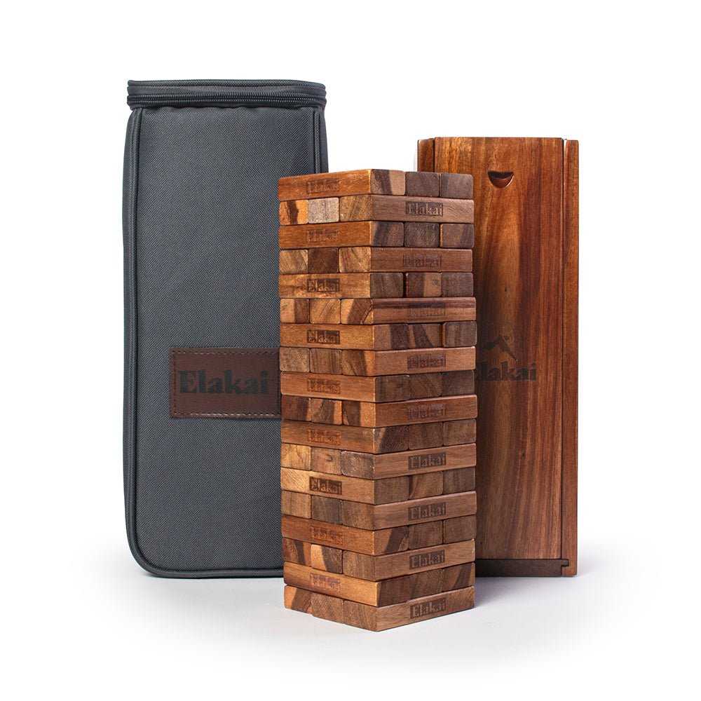 Acacia Woodlander Mountain Blocks - Block Stacking Game