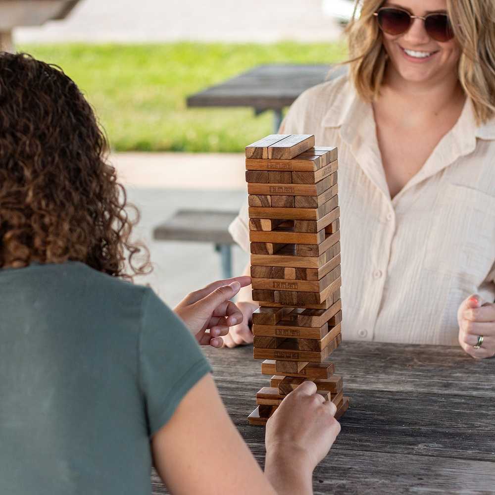 Acacia Woodlander Mountain Blocks - Block Stacking Game