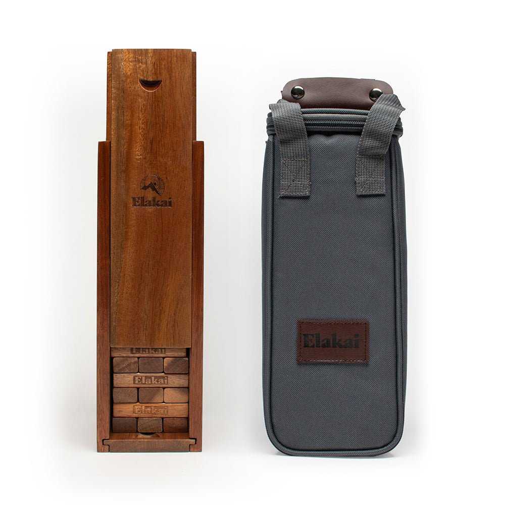 Acacia Woodlander Mountain Blocks - Block Stacking Game