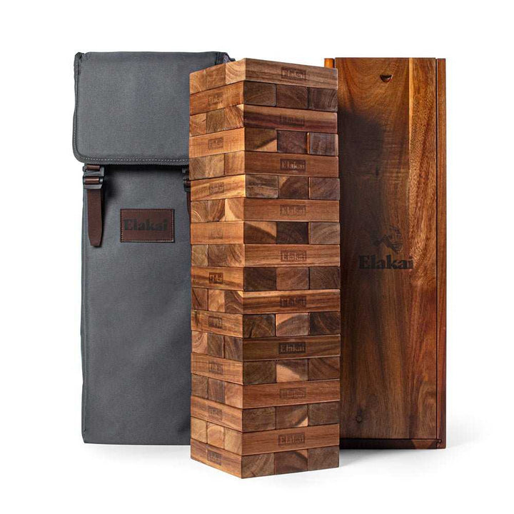 Acacia Woodlander Mountain Blocks - Block Stacking Game