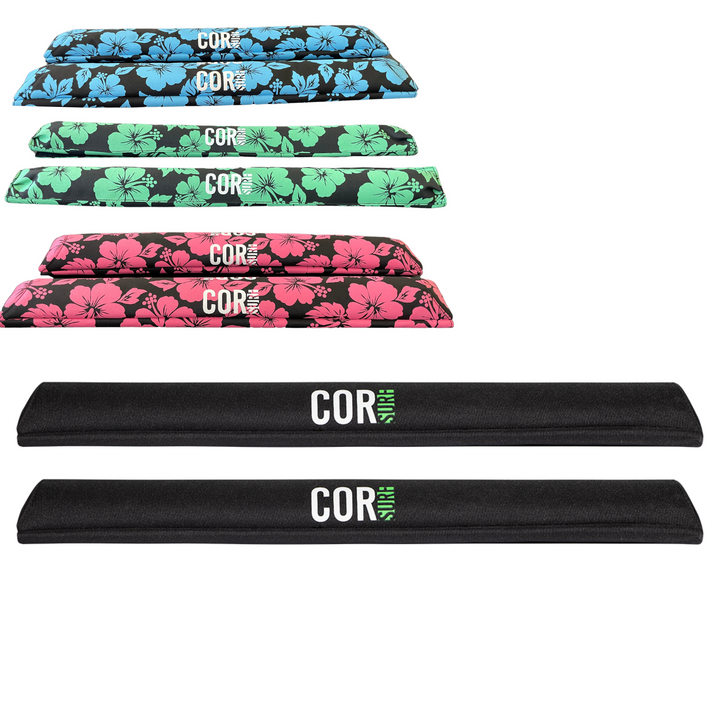 COR Surf Aero Roof Rack Pads 19" or 28" - For Large Aero Bars