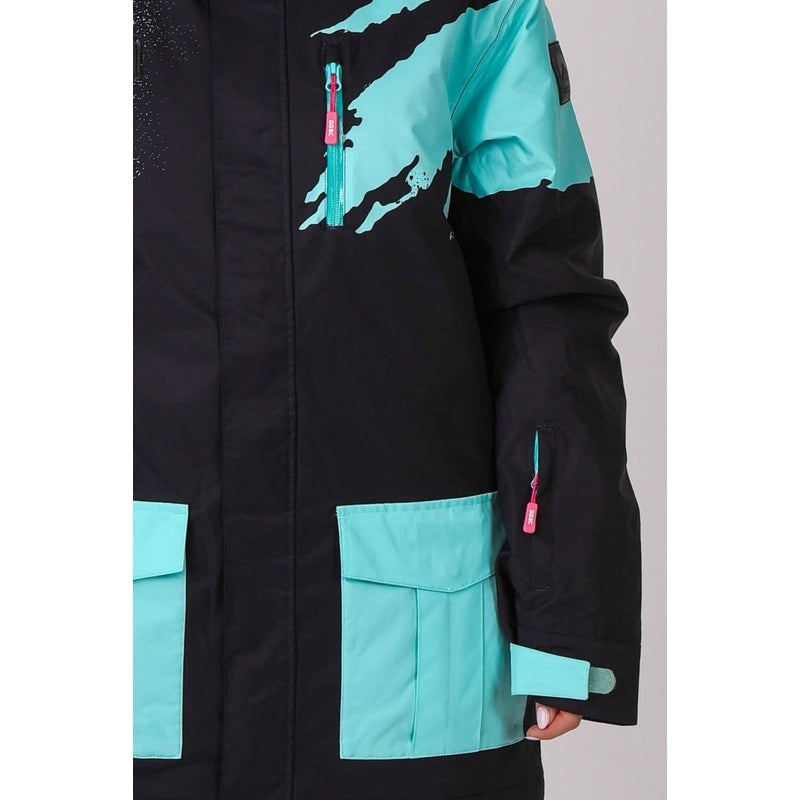 OOSC Clothing Afterparty Jacket Black & Mint