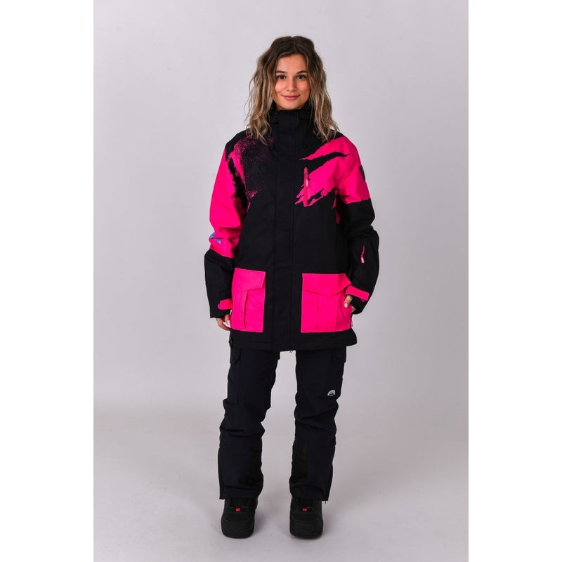 OOSC Clothing Afterparty Jacket Black & Pink