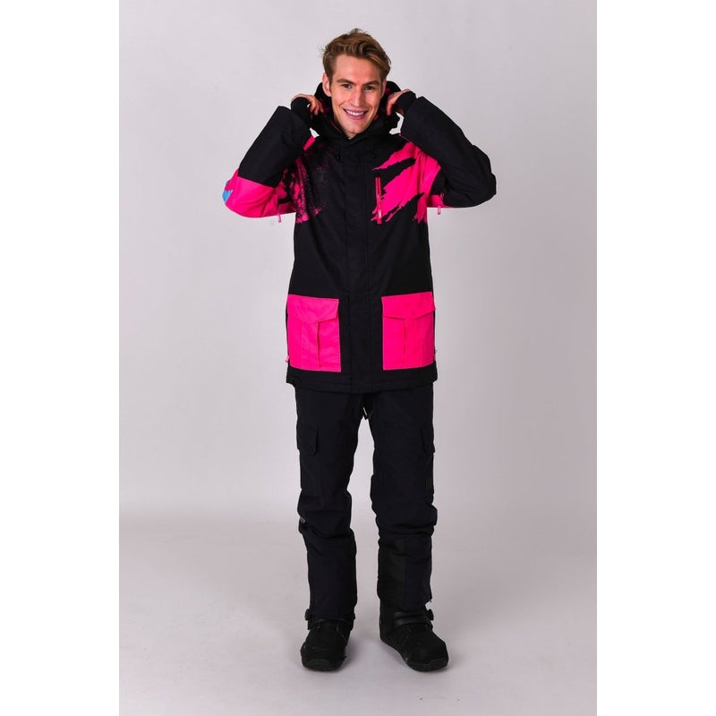 OOSC Clothing Afterparty Jacket Black & Pink Men's