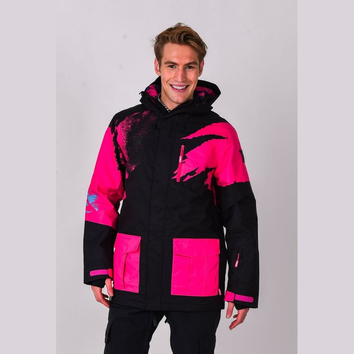 OOSC Clothing Afterparty Jacket Black & Pink Men's