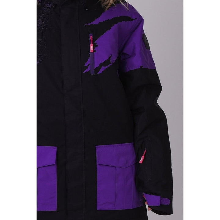 OOSC Clothing Afterparty Jacket Black & Purple