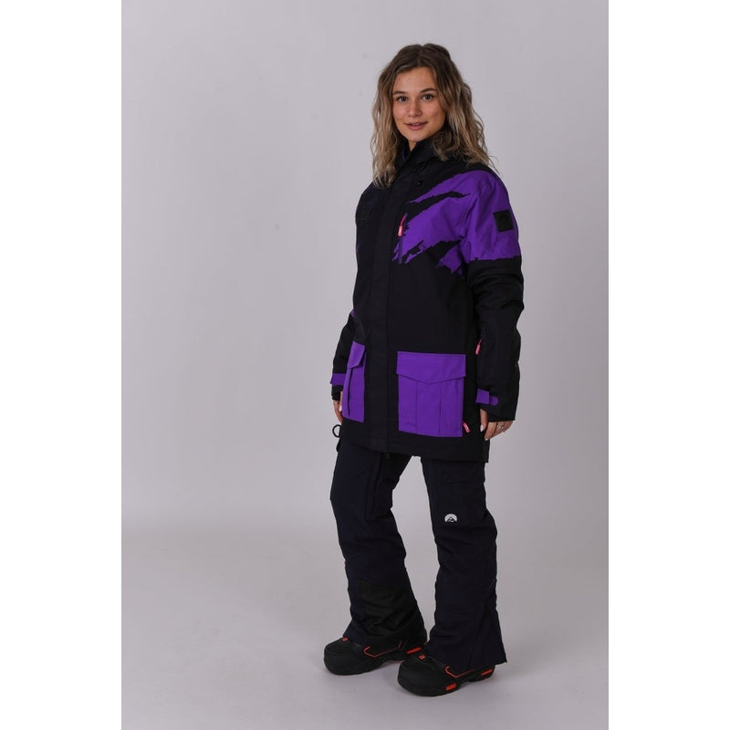 OOSC Clothing Afterparty Jacket Black & Purple