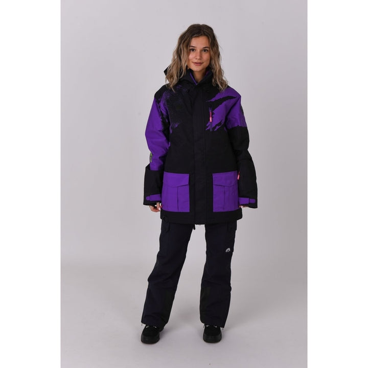 OOSC Clothing Afterparty Jacket Black & Purple