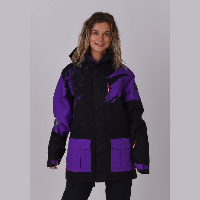 OOSC Clothing Afterparty Jacket Black & Purple