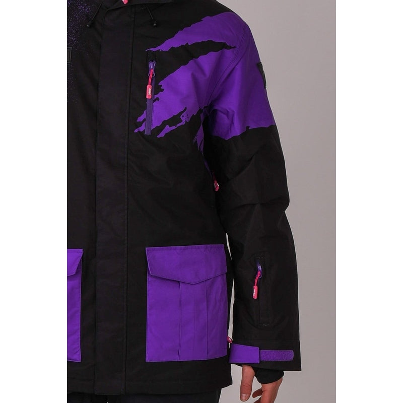 OOSC Clothing Afterparty Jacket Black & Purple Men's