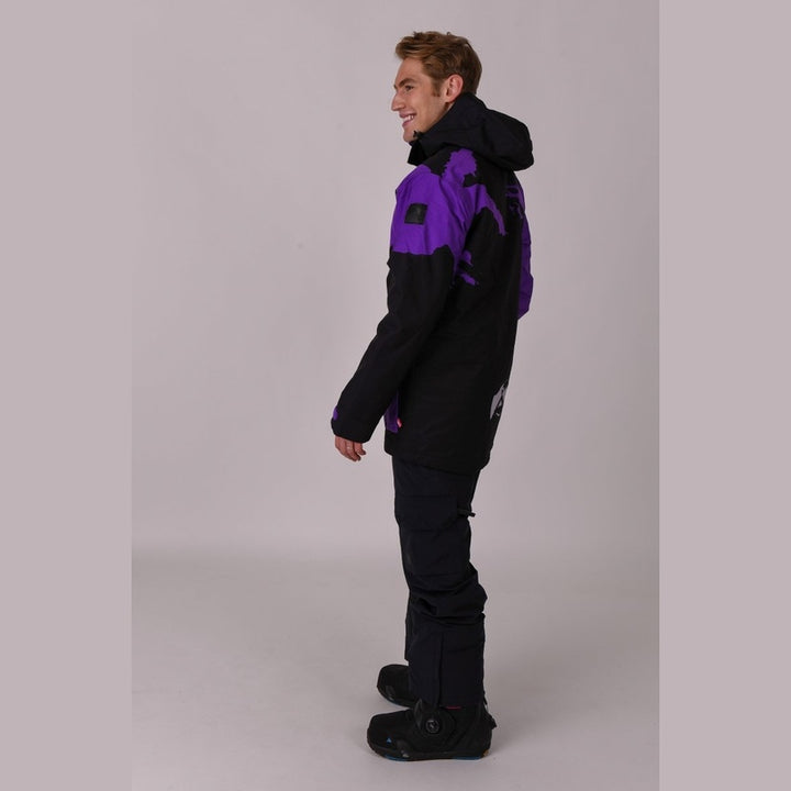 OOSC Clothing Afterparty Jacket Black & Purple Men's