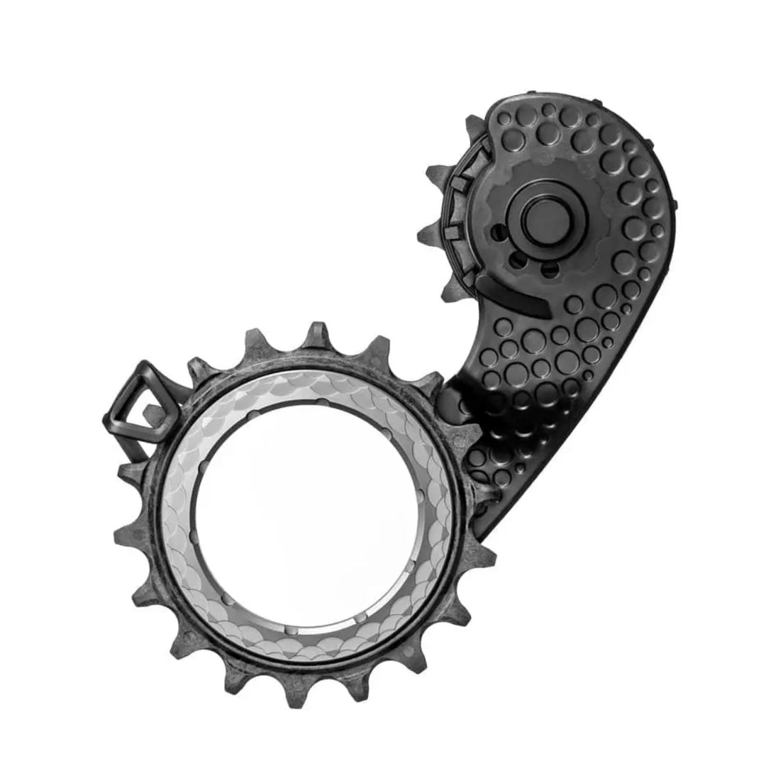 Absolute Black Carbon-Ceramic HOLLOWcage SRAM AXS