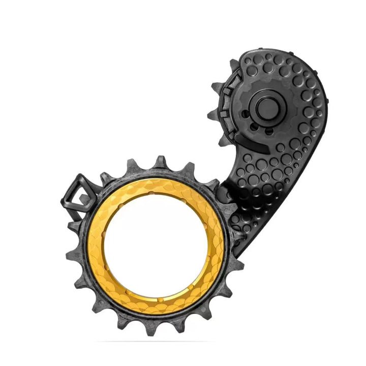 Absolute Black Carbon-Ceramic HOLLOWcage SRAM AXS