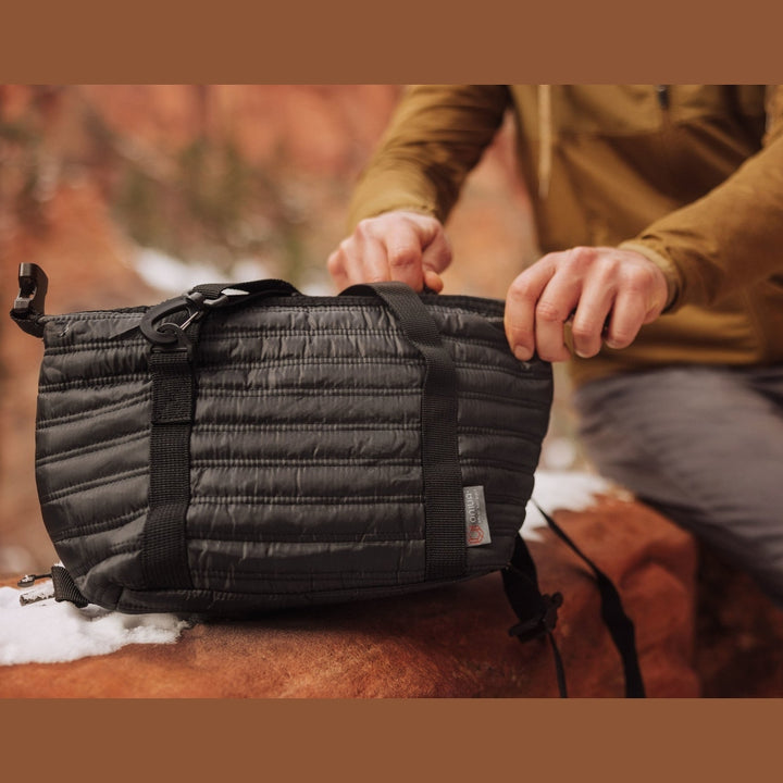 Picnic Time Midday Quilted Washable Insulated Lunch Bag