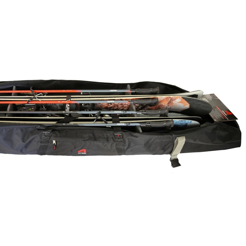 TRAPSKI Traveler Rack for Dual/Double Ski Travel Bags | Rack Insert is for Skis Only | High Quality Marine Grade HDPE Plastic | Premium Strap Included | 3 Year Warranty | Made in the USA