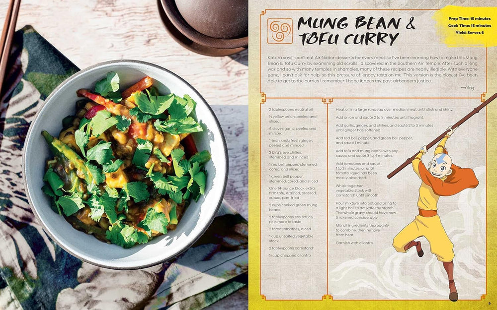 Avatar: The Last Airbender: The Official Cookbook: Recipes from the Four Nations Spiral Bound