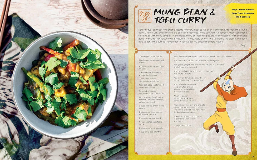 Avatar: The Last Airbender: The Official Cookbook: Recipes from the Four Nations Spiral Bound