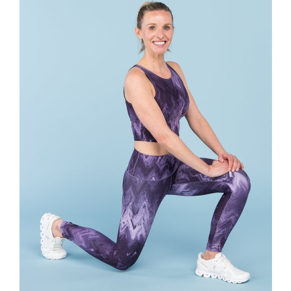 Colorado Threads Purple Wave Yoga Pants