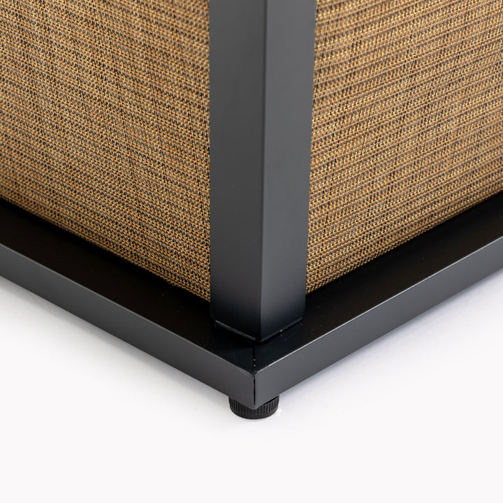 28" Propane Gas Fire Pit Table - 50000 BTU Square Steel Fire Pit