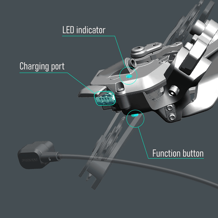 Shimano RD-R9250 Di2 REAR DERAILLEUR, DURA-ACE, 12-SPEED, TOP NORMAL, SHADOW DESIGN, DIRECT ATTACHMENT DIRECT MOUNT COMPATIBLE