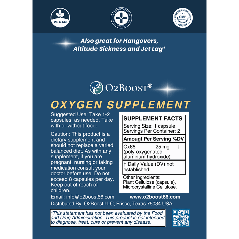 O2Boost Single-Use 2-Pack Supplement
