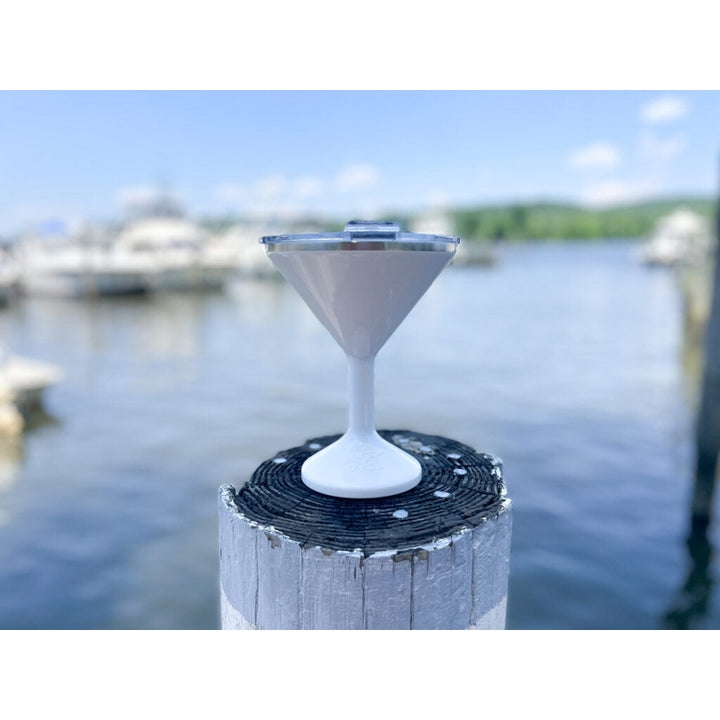 TRAPSKI TINI® 13OZ Martini Glass, Temperature Insulated Tumbler for Every Outdoor, Picnic, Poolside, Beach & Patio Party