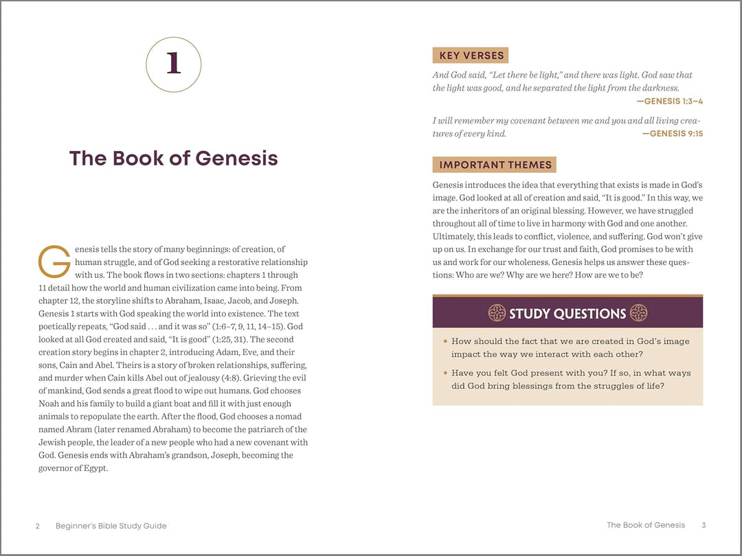 The Beginner's Bible Study Guide Spiral Bound