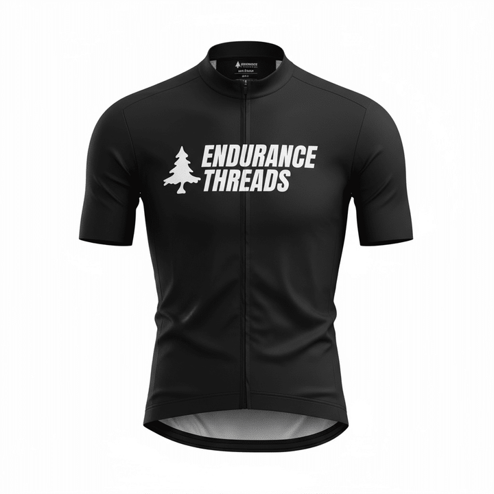 Black Race Fit SLK SS Cycling Jersey