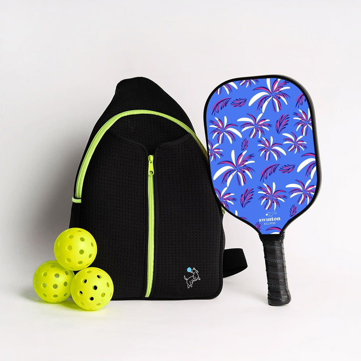 Swinton Pickleball Starter Bundle - Black Sling Bag Combo