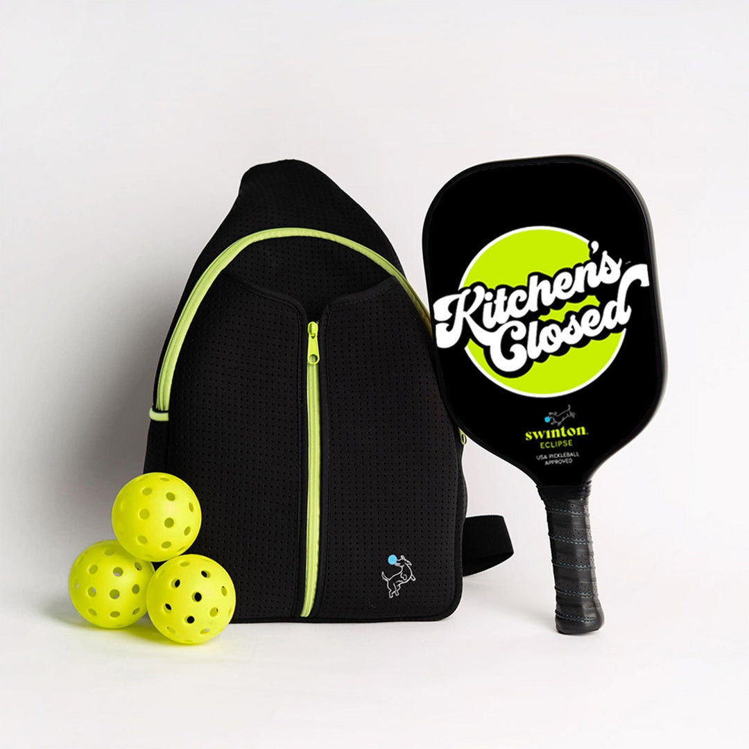 Swinton Pickleball Starter Bundle - Black Sling Bag Combo